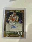 NATE BITTLE 2025-26 BOWMAN AUTO GOLD 01 / 50 #CPA-NI Q3948