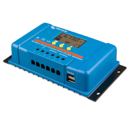 Régulateur de charge BlueSolar PWM-LCD&USB 12V 24V 20A pour panneau solaire