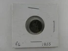 1855 Seated Liberty Half Dime