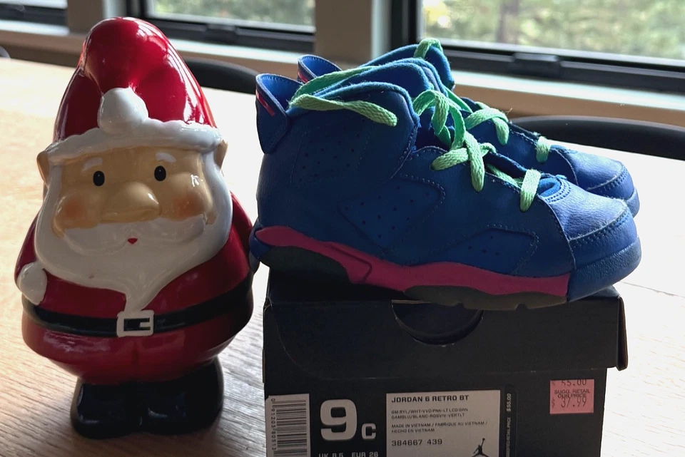 Air Jordan 6 Retro BT "Game Royal" Bebé Niño Talla 9c Foto 3 de 4