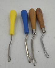 4 Vintage Latch Hook Tools Lot England Taiwan Korea