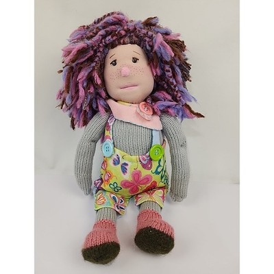 OOAK Handmade Artisanal 23'' Large Doll Colorful Detailed /Quirky/Whimsical