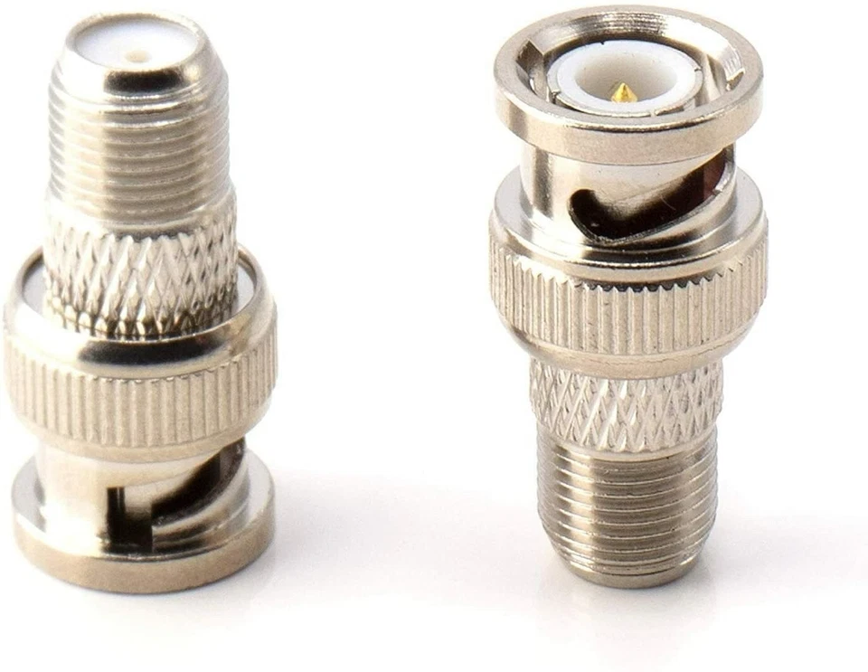 RF Coaxial Adapter, Conveter | F-Type Female to BNC Male Connector - 50 Pack - Image 3 of 4