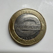 £2 Coin - Two Pound - London Underground Sign Roundel - 1863-2013
