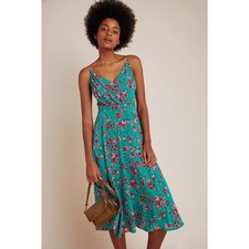 Yumi Kim Anthropologie Vienna Romantic 100% Silk Floral Print Garden Dress NWT 2