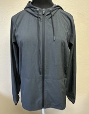 Vuori Women  s Small Outdoor Trainer Shell Hooded Zip Jacket Pockets Hike Camp