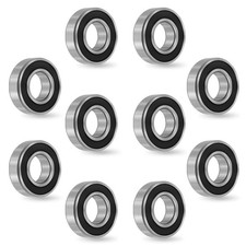 10PCS R8-2RS Ball Bearings, 1/2 x 1-1/8 x 5/16 Double Rubber Sealed Roller Ball