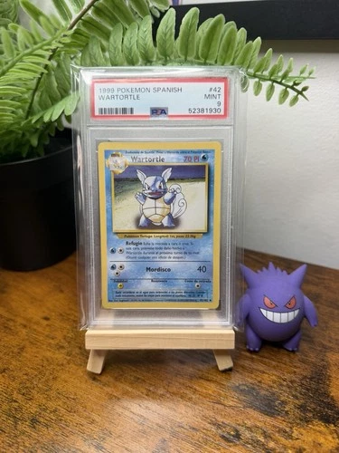 Pokémon TCG Wartortle Base SPANISH 42/102 PSA 9 MINT 1999 WOTC