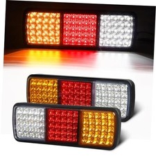 75 LED Truck Tail Light Bar, Turn Signal Running Brake 2Pcs Tail Light - A
