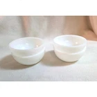Vintage Anchor Hocking FIRE KING White Milk Glass Soup or Cereal Bowl Lot Of 4