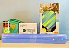Sporting Goods Bundle Pickleball Set/Racquetball Racket/Yoga Mat/Massager/Ball