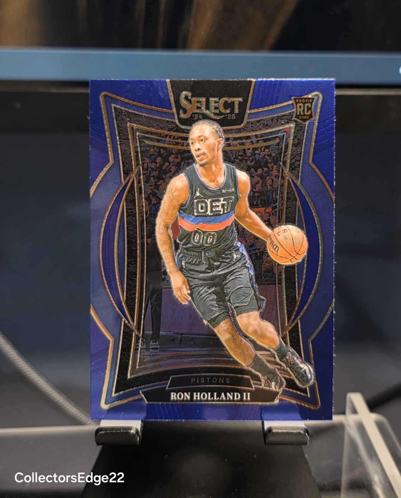 Ron Holland II 2024-25 Panini Select #74 Blue Prizm Detroit Pistons Rookie RC