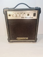 Elevation EG-10J  Electric Guitar Black Amplifier