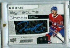  2018-19 Upper Deck Engrained Rookie Signature Shots Blue Ink #RSS-JK 4/25