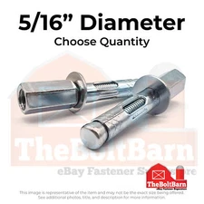 5/16" Rod Hanger Sleeve Anchors Zinc (Pick Length & Qty)