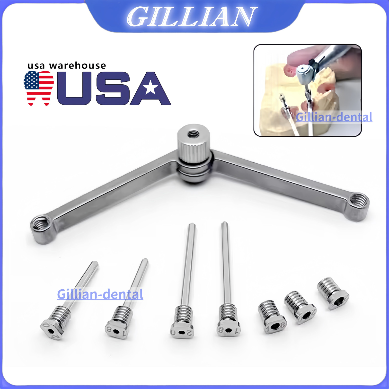 Dental Implant Parallel Para Drill Aid Guide Pins Drill Sleeves Position ITI Kit