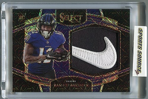 Rashod Bateman 2021 Panini Select Black Prizm Rookie Card Nike Logoman 1/1 RC 🔥