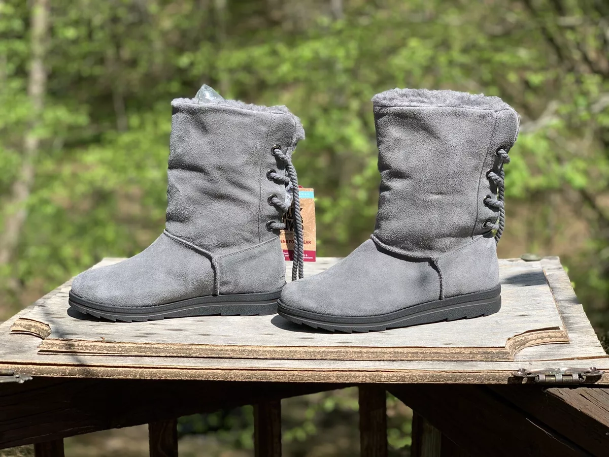 MUK LUKS Women s Ziggy Rodeo Boots Fashion grey sz 6.5