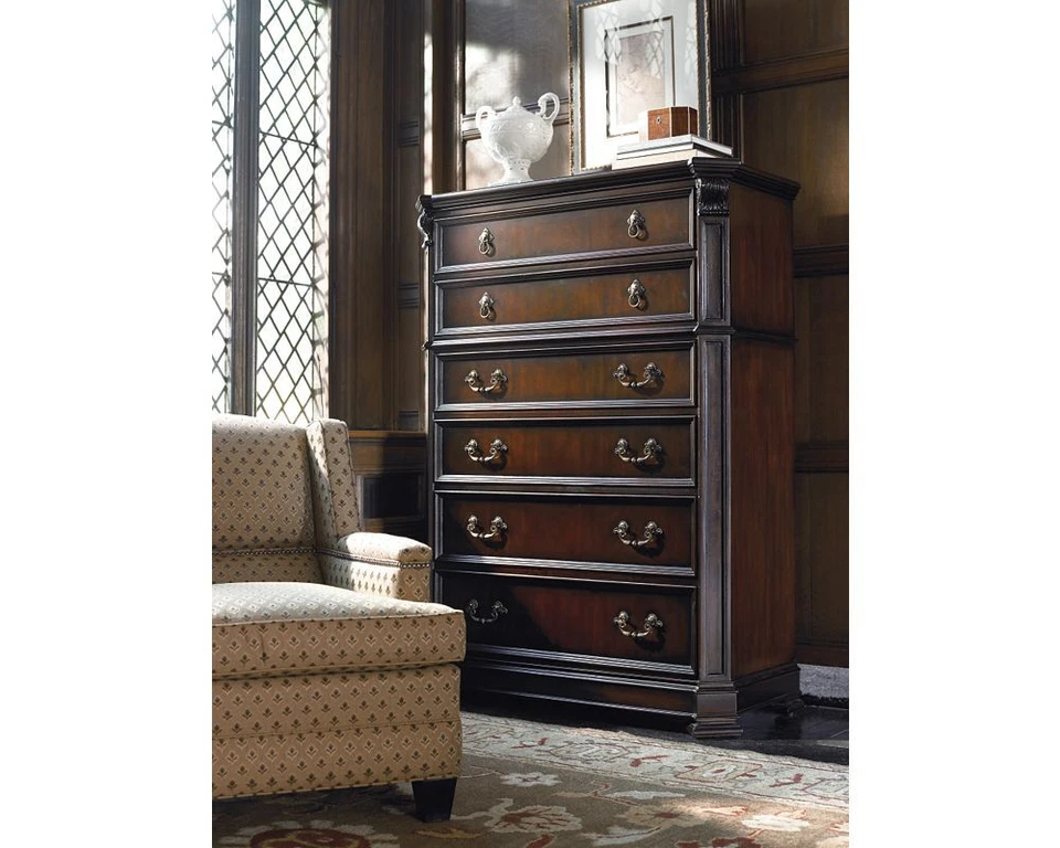 Thomasville Furniture Brompton Hall King 6 Piece Bedroom Set - Image 3 of 4
