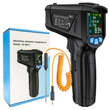 Laser Infrared Thermometer Temperature Gun No-Contact Temp Humidity Measurement