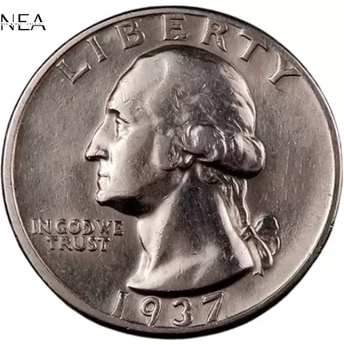 1937-S Washington Quarter ~ Almost Uncirculated+ (AU+) ~ Key Date!