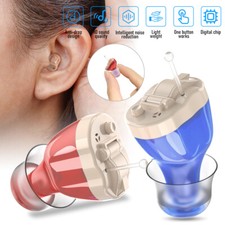 Hearing Aids Sound Amplifier ITE Mini Invisible Elderly Hearing Aid Headphones