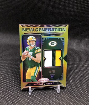 2024 Certified Michael Pratt NEW GENERATION /25 GOLD COLOR MATCH SSP RC #NGS-MPT