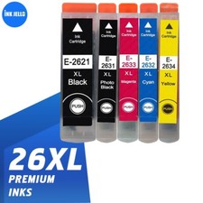 Ink Cartridge 26XL Fit For Epson XP-510 XP-520 XP-600 XP-605 XP-610 XP-615 LOT