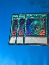 YUGIOH 3x Super Rare Icejade Cradle BODE-EN056 1st Edition