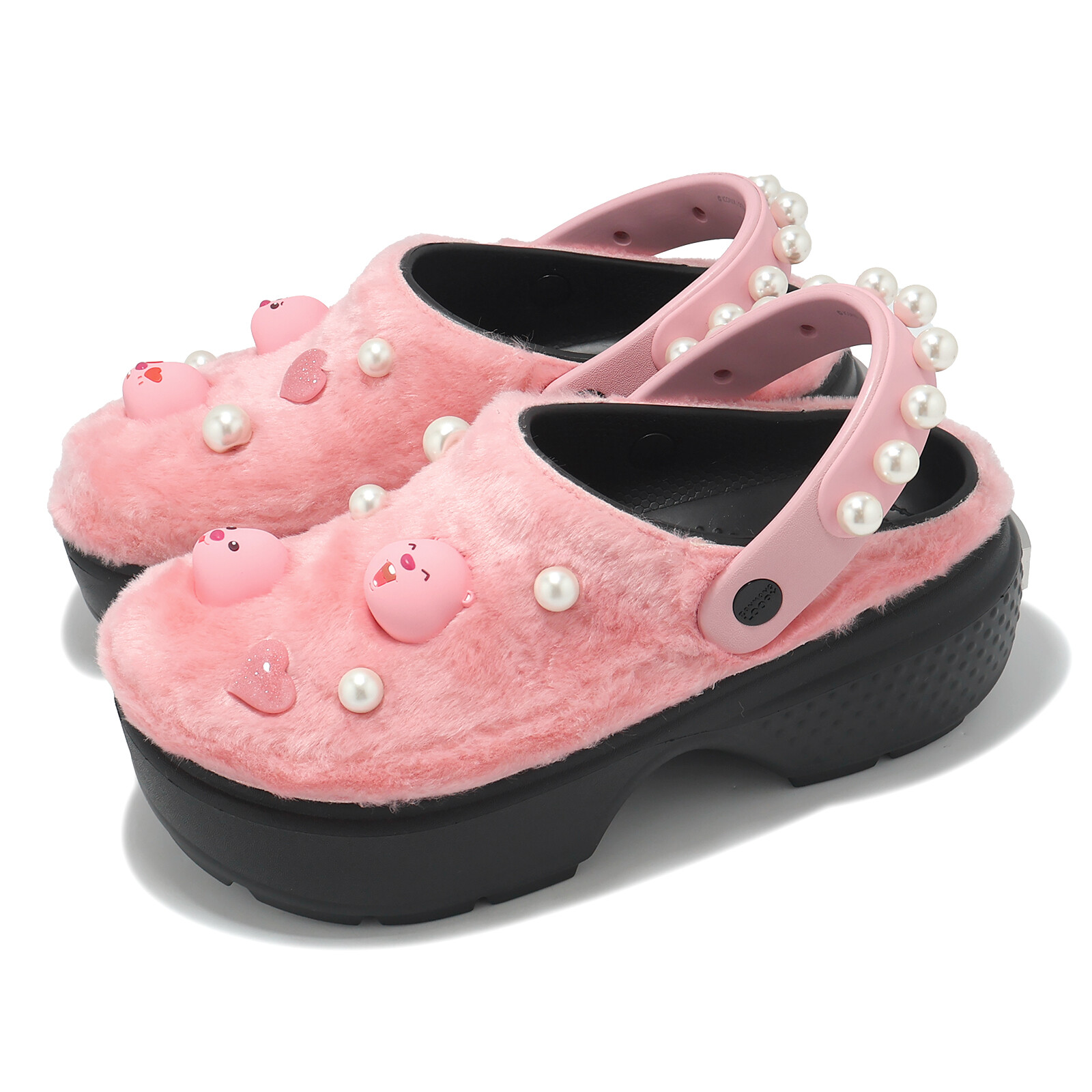 Crocs x Zanmang Loopy Stomp Clog Розовые мужские сандалии унисекс на платформе 210523-90H 16890₽
