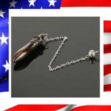 Pendule divinatoire Egyptien Œil de Tigre RADIESTHÉSIE GÉOBIOLOGIE ÉSOTÉRISME