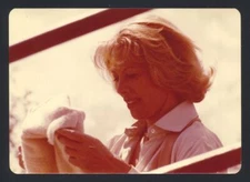 1970s DINAH SHORE Live Candid Vintage Original Photo SINGER CHEVY SHOW nb