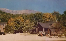 Vintage Postcard 1930's A.M.C. Pinkham Notch Camp Gorham New Hampshire NH