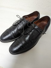 ALLEN EDMONDS SANFORD Cap Toe SHOES 11.5 AA MADE IN USA DERBY DRESS SHOES 6517
