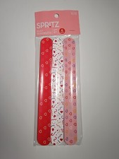 NEW Lot 6 SLAP BRACELETS Birthday Party Favors Hearts Friends Love by Spritz