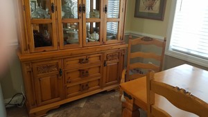 Broyhill Furniture 5 Piece Dinette Set W 8 Chairs Ebay