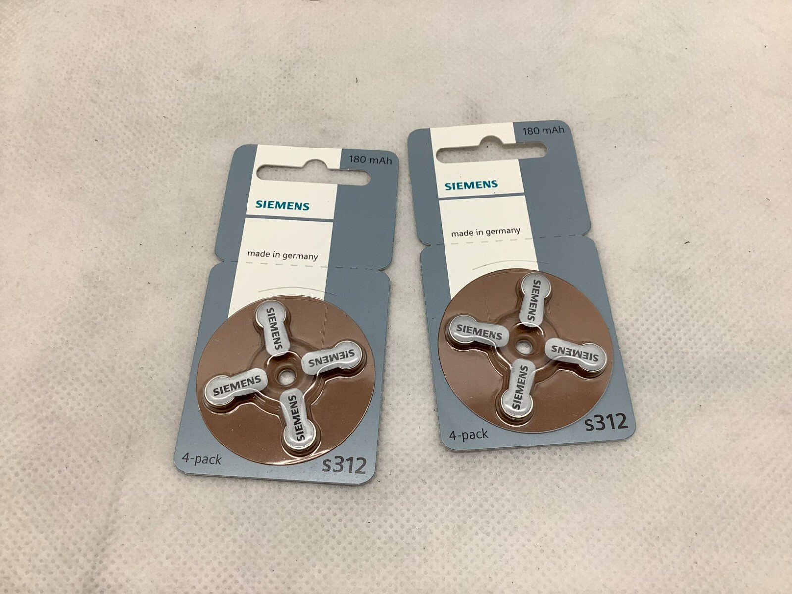 Signia Siemens Hearing Aid Batteries. Brown Size 312.