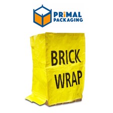 Brick Protection Cover | Weather Resistant Case for Stacked Bricks,Hi-vis Fabric