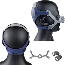 Wisp CPAP Mask Headgear Strap with Fabric Frame and Magnetic Clips Replacemen...