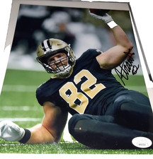 SAINTS #82 Adam Trautman  Autographed New Orleans Saints 8x10 Photo JSA COA