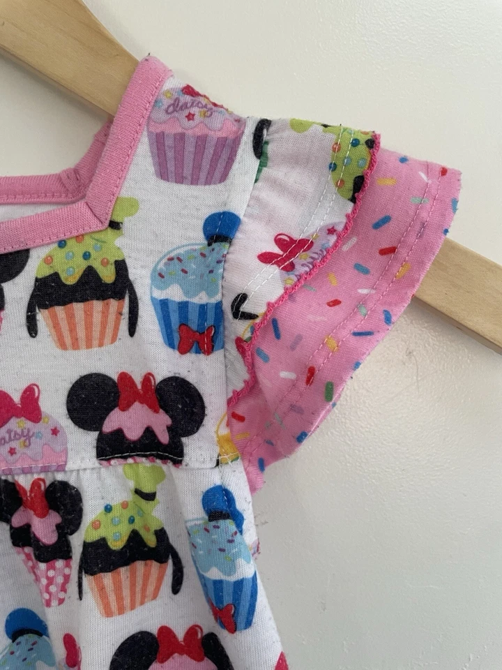 Camisón Disney Niño Niña Colorido Personaje Cupcake Sprinkles Poliéster Multi 4 Foto 3 de 4
