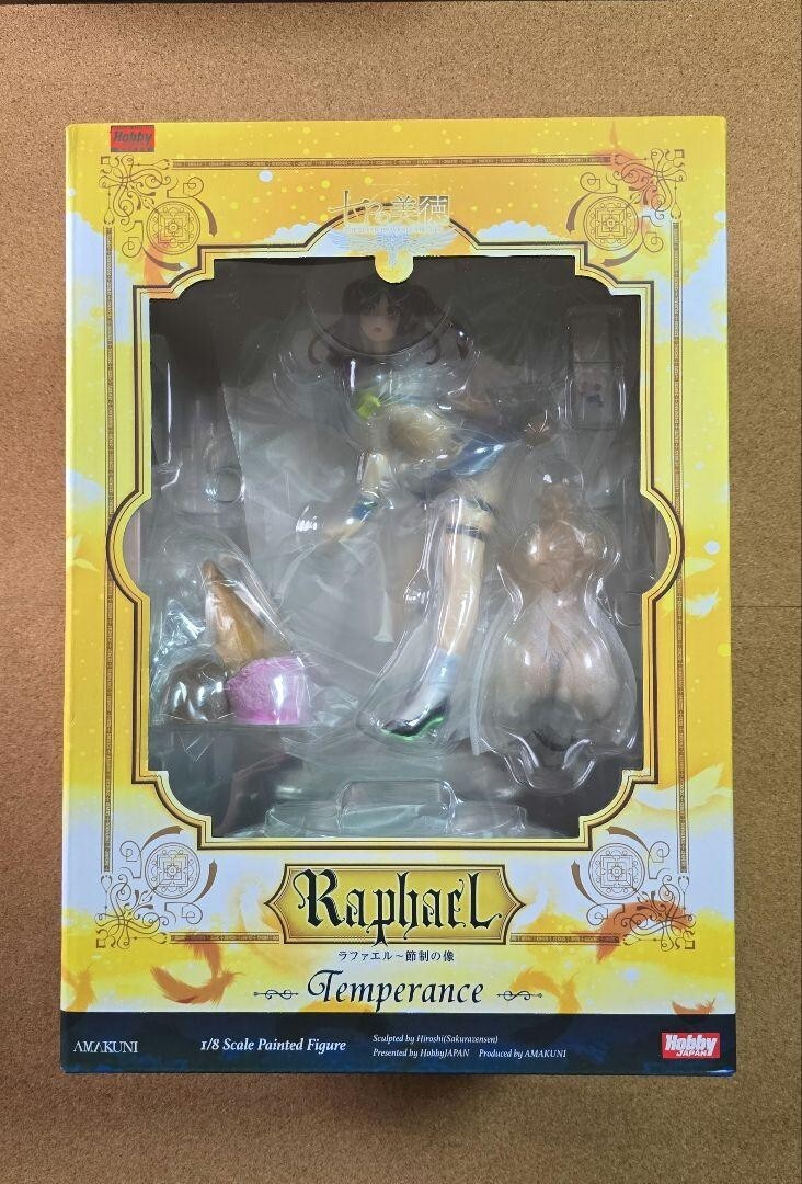The Seven Heavenly Virtues Raphael statue of moderation Figure