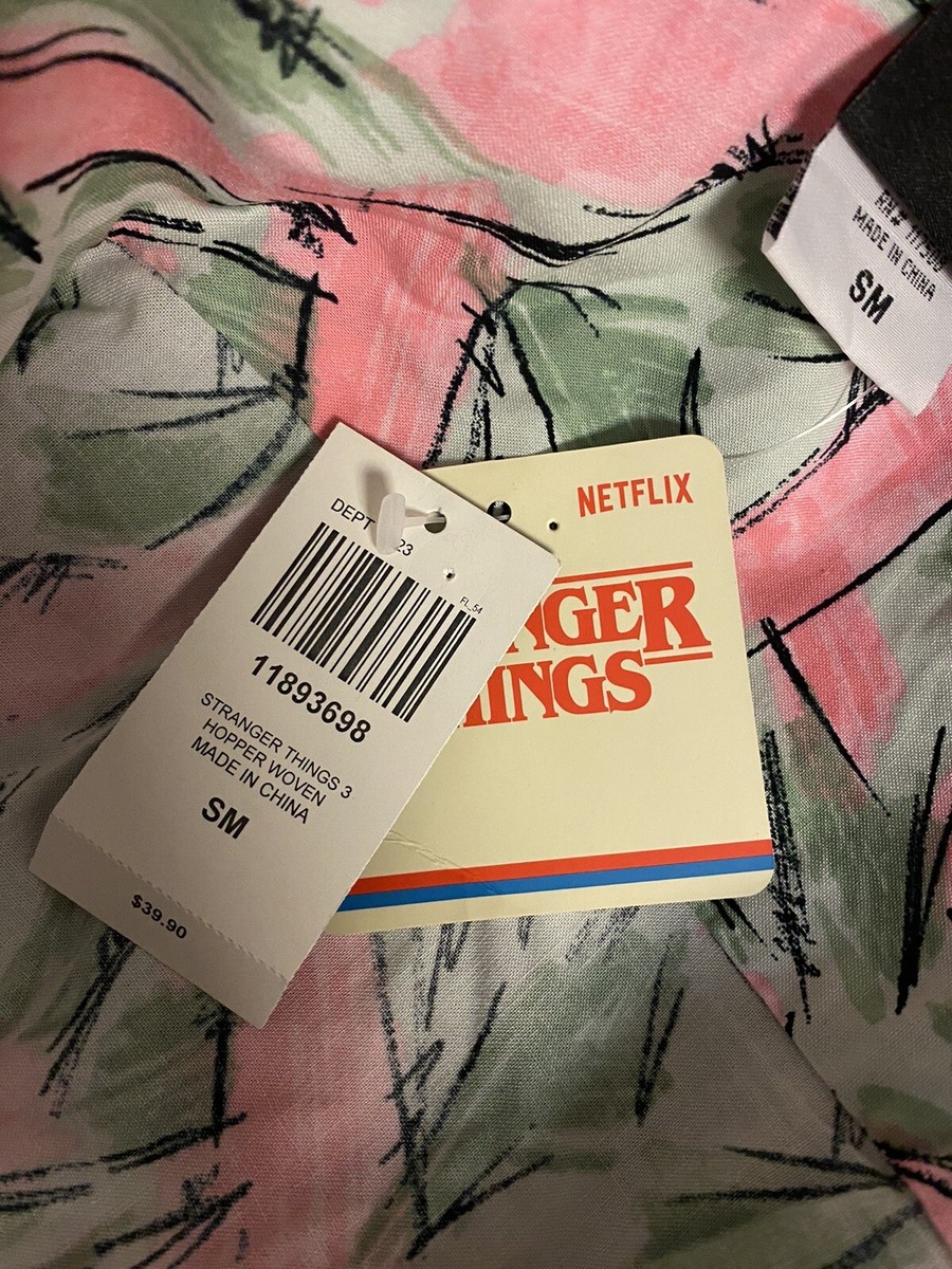 Stranger Things Jim Hopper Hot Topic Aloha Shirt Cosplay