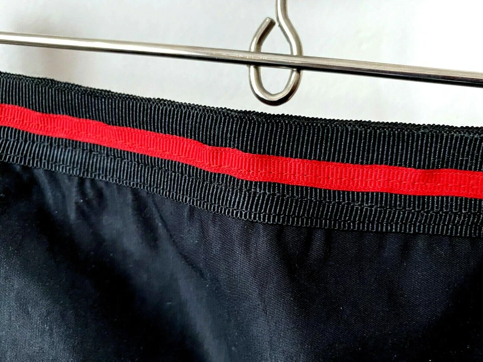 JUPE longue ashymétrique CLARA COLLINS NOIR ruban ROUGE T1 quasi NEUF ! - Photo 2/4