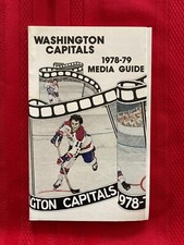 1978-1979 NHL Washington Capitals media guide yearbook / Charron / Maruk / Rowe