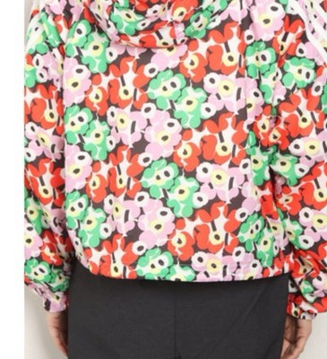 adidas marimekko 花柄ジャケット HC4194 Adidas X Marimekko Flower Windbreaker Jacket Hoodie White