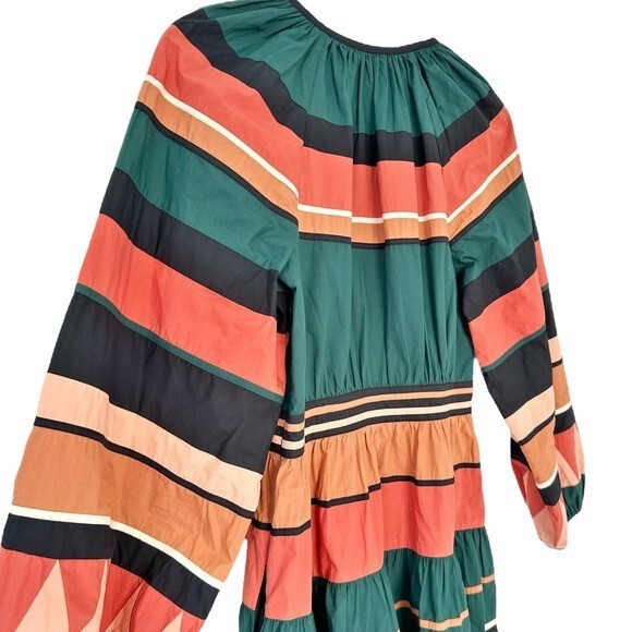 Ulla Johnson Mika Pine Seminole Patchwork Cotton … - image 9