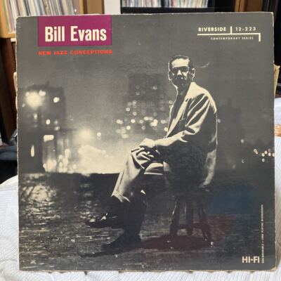 BILL EVANS NEW JAZZ CONCEPTIONS RIVERSIDE RLP12-223 MONO 12