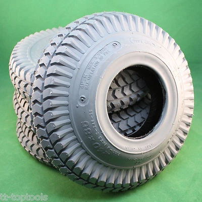 CST CHENG SHIN TIRE 4 x Reifen CST blaugrau 3.00-4 ~ 260x85 TR87 E-Mobil Elektromobil Scooter Tire