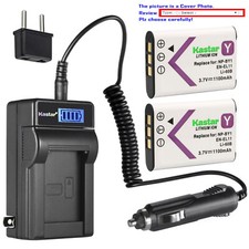 Kastar Battery LCD AC Charger for Nikon EN-EL11 ENEL11 COOLPIX S550 COOLPIX S560